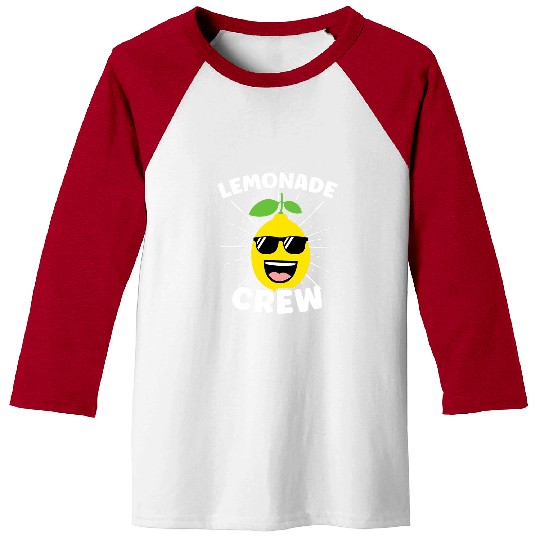 Lemonade Crew Funny Matching Lemonade Stand Worker Baseball Tees