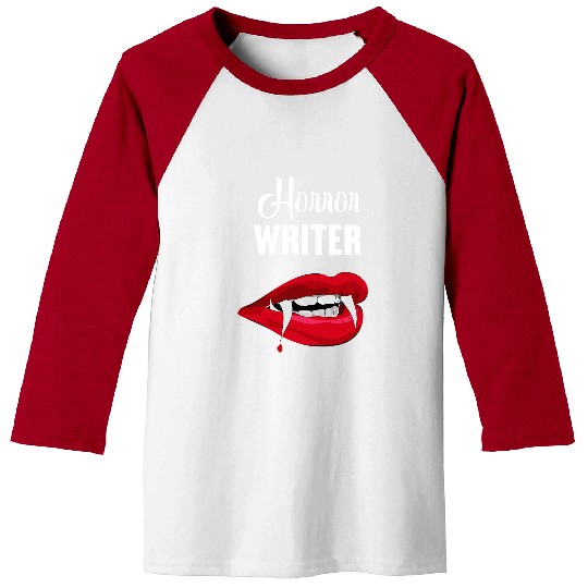 Book Fun Horror Writer Author Books Novelist Writing Story Thriller Baseball Tees