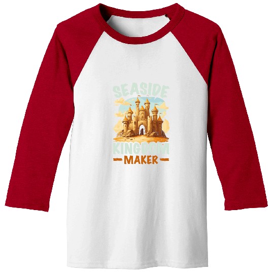 Building Sand Castle Sand Sculpting Beach Sand Artist 216 Baseball Tees