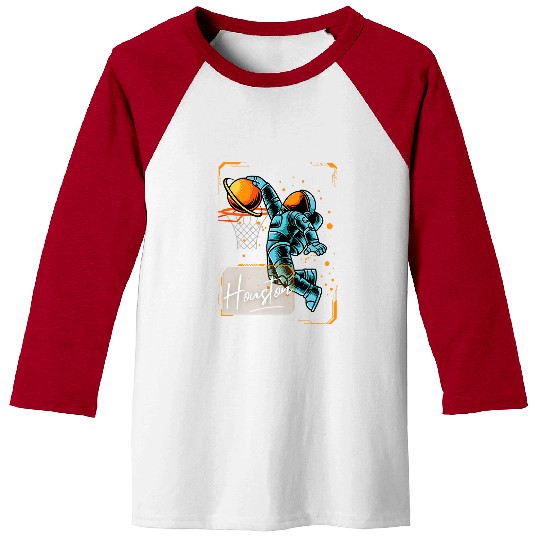 Astronaut Job Houston Space Dunk Astronaut Baseball Tees