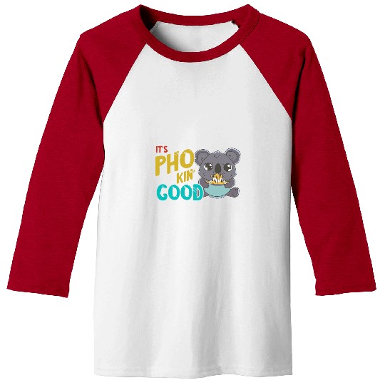 Koala Pet Pho It s Good Koala Vietnamese Noodle Soup Pho Bowl Soup Baseball Tees
