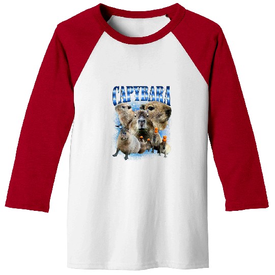 capybaras Pet Bootleg Rap Edit Design capybaras Lovers Baseball Tees