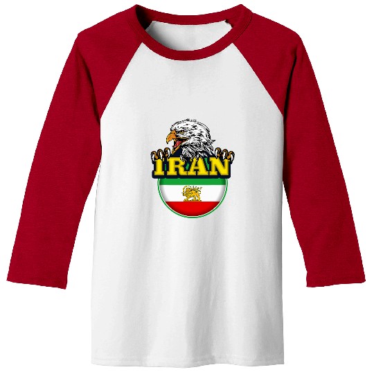 Lion Pet Iran Lion Sun FlagIranPersianFlag of Iran Baseball Tees