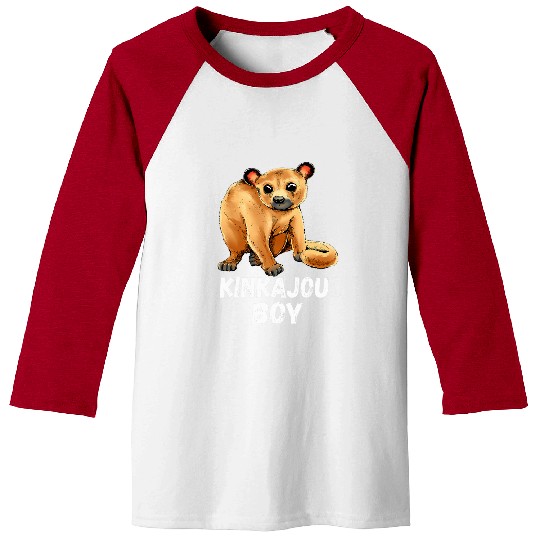 Bear Pet Kinkajou Boy Night Walker Mammal Night Ape Man Honey Bear Baseball Tees