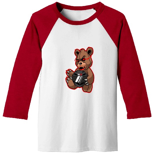Bear Pet STACKZzHOUSE BikeLife Teddy Bear W Helmet off Motorcycle Baseball Tees