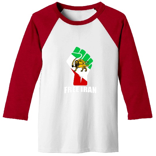 Lion Pet frees Iran unity fist with lion Baseball Tees