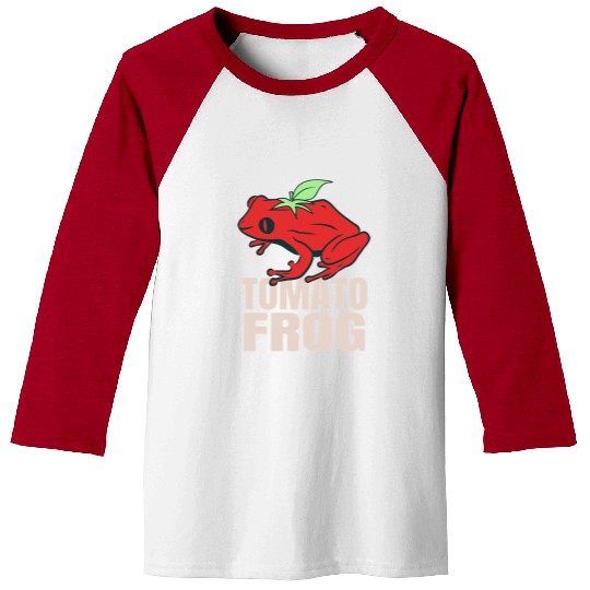 Frog Pet Tomato Frog Reptile and Amphibian Zookeeper Animal Lover Baseball Tees