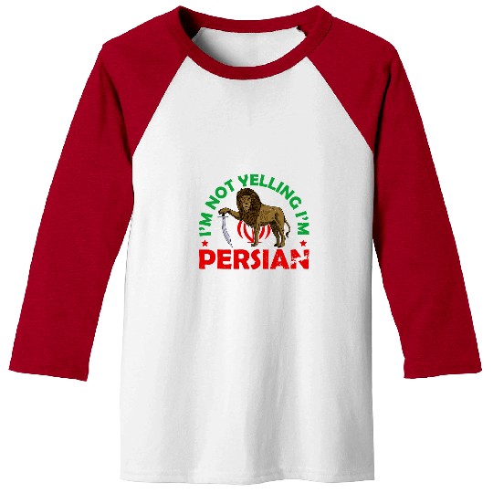 Lion Pet iran mythical emblem historical Persan Shir o Khorshid 5 Baseball Tees