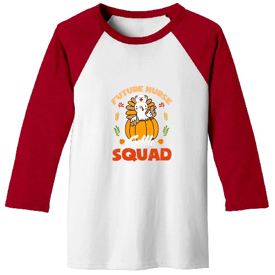 nurses Job Future nurses Gobble Squad Turkey RN Thanksgiving Matching Baseball Tees