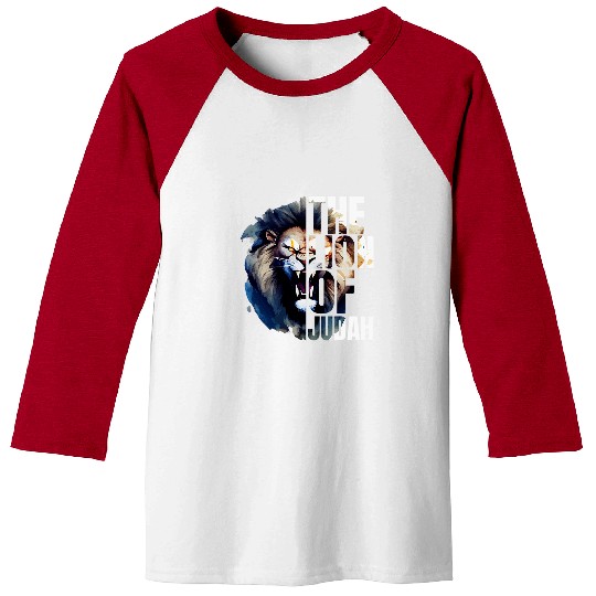 Lion Pet Jesus Lion of Judah Christian Faith Baseball Tees