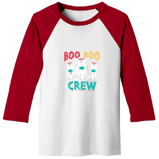 nurses Job Groovy Women Halloween costume for Boo Boo Crew nurses 1 Baseball Tees