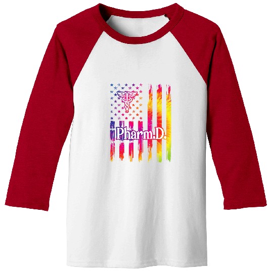 Pharmacist Job PharmD US Flag Doctor Of Pharmacy Future Pharmacist Baseball Tees