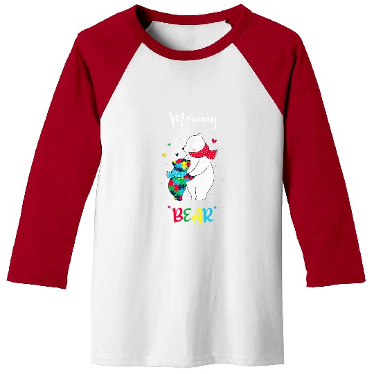 Bear Pet Autism Awareness s I Love Someone With Autism Bear 16 Baseball Tees