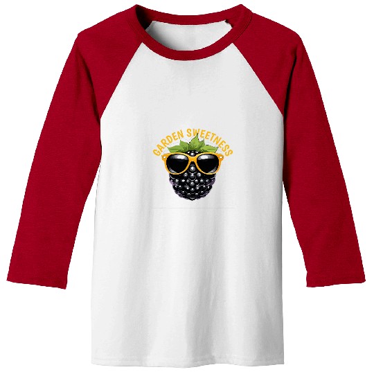 Garden Sweetness Cute Blackberry Baseball Tees