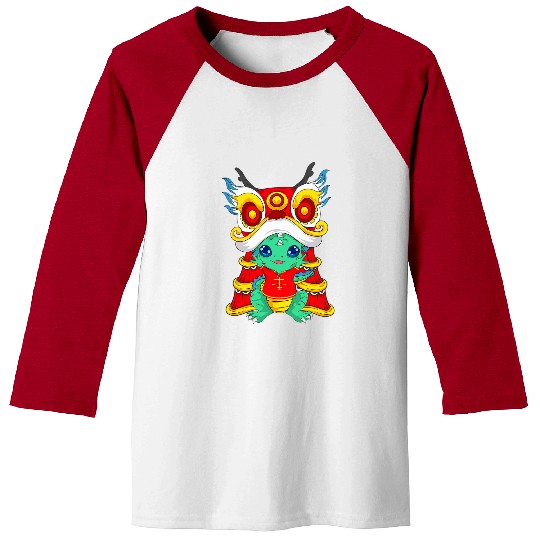 Dragon Pet New Year Chinese Year Of The Dragon Cute Zodiac Kids Baseball Tees