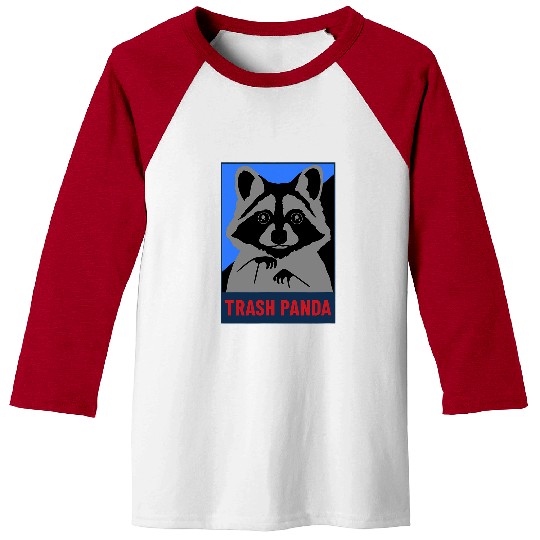 Raccoon Pet Trash Panda Funny Racoon Graphic Design Baseball Tees