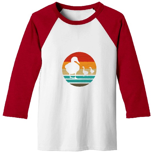 Duck Pet Retro Style Vintage Baseball Tees