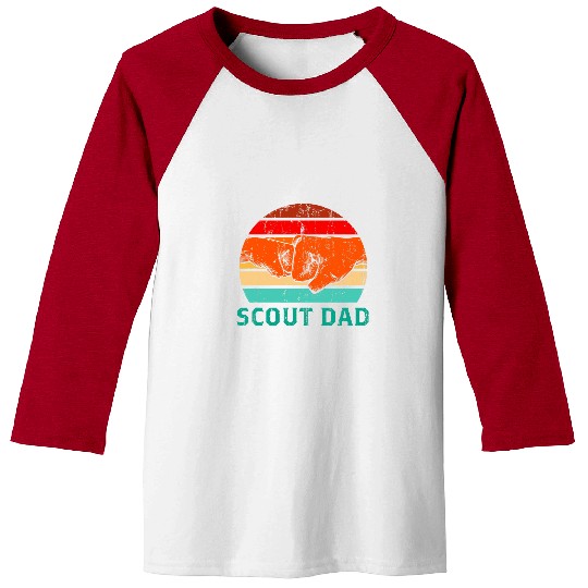 Scout Job Dad Conservative Family Protective Relatives Parents 2 Baseball Tees