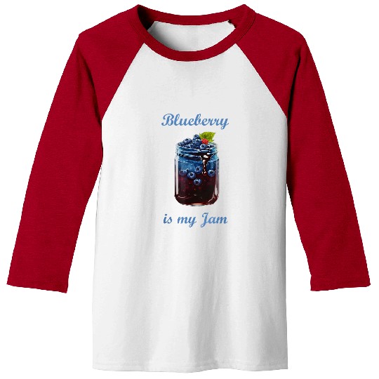 Blueberry Is My Jam Fruit Garden Berry Blueberries Healthy Baseball Tees