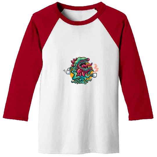 Coffee Fun Venus flytrap plant coffee lover tee Carnivorous Flycatcher Baseball Tees