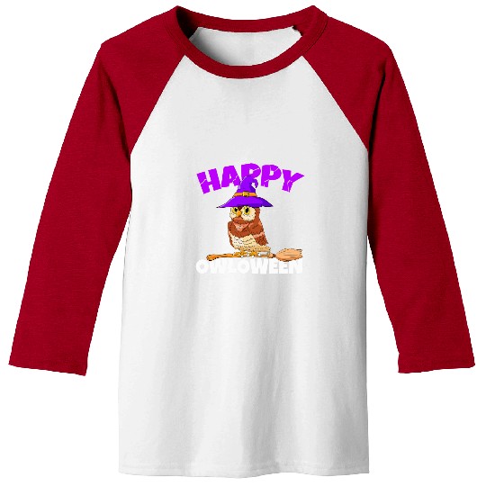 Owl Pet Happy Owloween Nocturnal Bird Owl Lover Birds Of Prey Baseball Tees