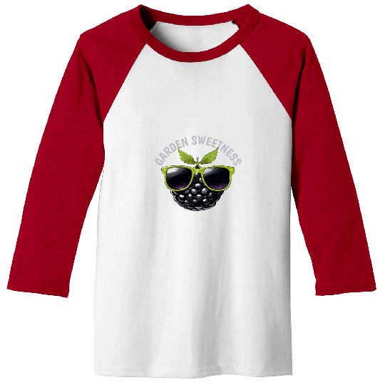 Garden Sweetness Cute Blackberry 1 Baseball Tees