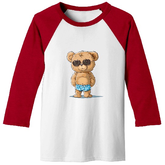 Bear Pet Sunglasses Teddy Bear Costume for swimming trunks and Summer Baseball Tees
