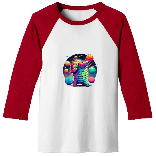 Bear Pet Tardigrade Water Bear Dabbings In Space Funny Microbiologist Baseball Tees