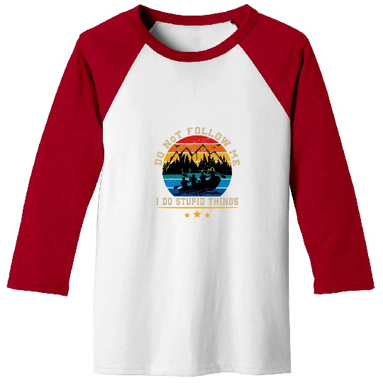 Funny Rafting Lover Graphic for Women and Men Kayaking Baseball Tees
