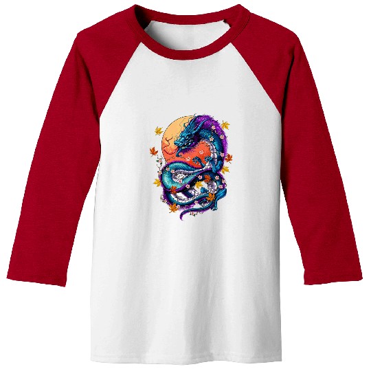 Dragon Pet Japanese Dragon Asian Folklore Dragon Baseball Tees