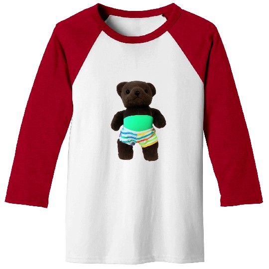Bear Pet Funny swim Trunks with this Teddy Bear Outfit 1 Baseball Tees