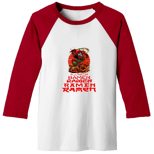 Panda Pet Funny Ramen Panda Japanese Noodle Love Life Samurai Teen Baseball Tees