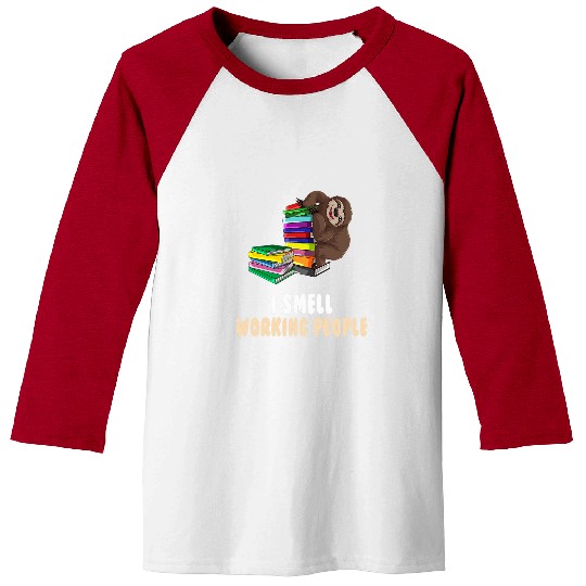 Sloth Pet I smell working people sloth office work idler Baseball Tees