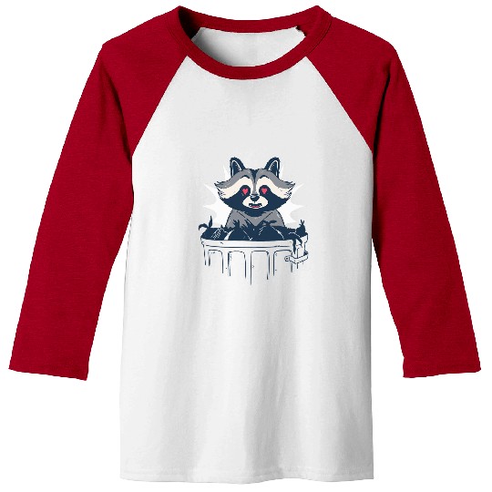 Raccoon Pet trash panda raccoon in trash treasure racoon Baseball Tees