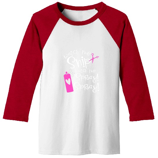 Hairdresser Job Hairstylis Ladies Cosmetologist Gift Baseball Tees