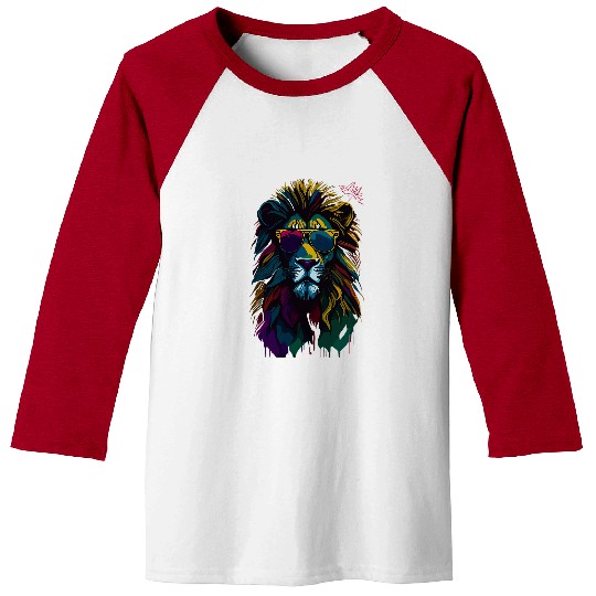 Lion Pet Juneteenth Cool Black History African American Flag 2 Baseball Tees