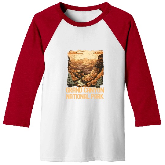 Grand Canyon Adventure Hiking Nature Lover Print 13 Baseball Tees