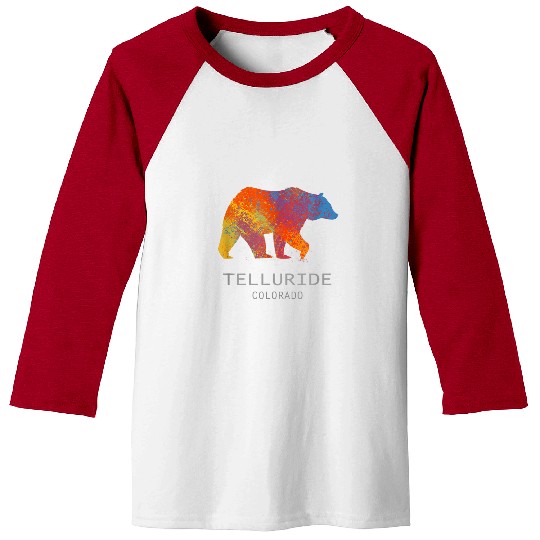 Bear Pet Telluride Colorado with Painted Bear for Kids Baseball Tees