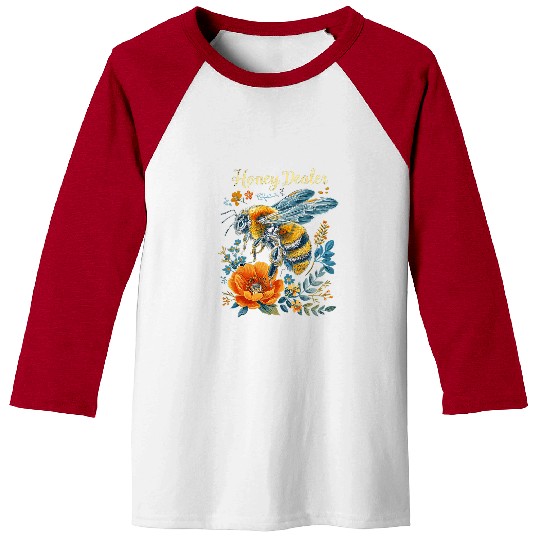 Honey dealers For Beekeepers Bee Funny Baseball Tees