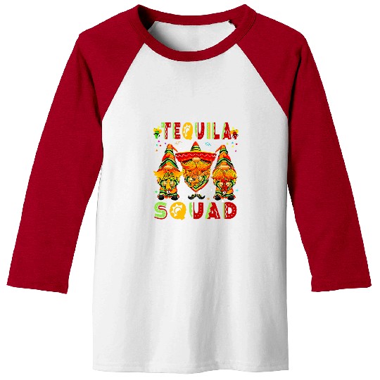 Wines Fun tequila squad gnome mexican cinco de mayo latin party poncho Baseball Tees