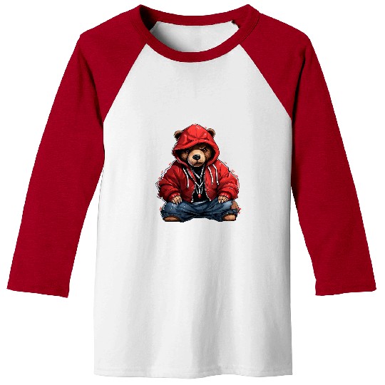 Bear Pet East Coast Gangsta Teddy Bear Apparel Urban Streetwear Baseball Tees