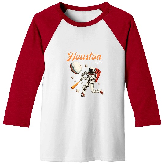 Retro vintages Houston Texas Baseball Astronaut Crush City Baseball Tees
