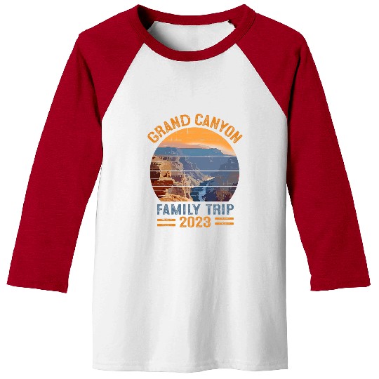 Grand Canyon National Park Family Trip Hiking Baseball Tees