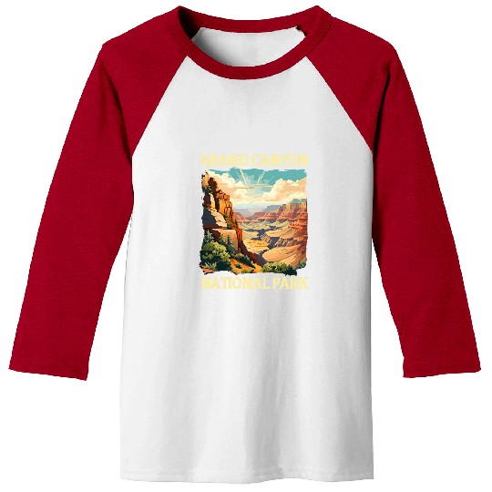 Grand Canyon Adventure Nature Lover Hiking Sunset Graphic Baseball Tees