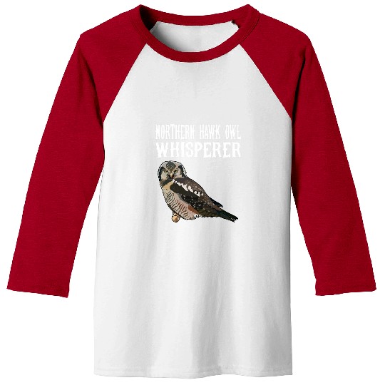 Owl Pet Northern Hawk Owl Whisperer Funny Bird Lover Baseball Tees