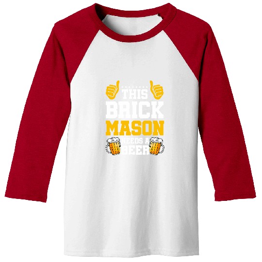 Bricklayer Job Cool Brick Mason Bricklayer Apparel 7 Baseball Tees