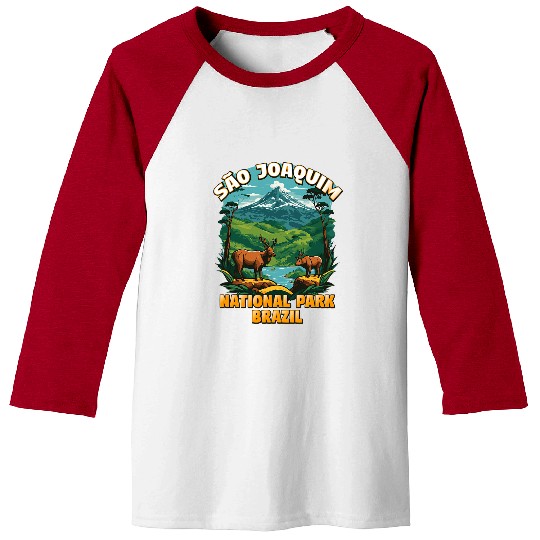 Brazil Hiking Mountains National Park Sao Joaquim Uplands Baseball Tees