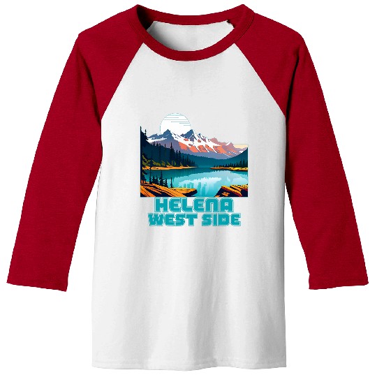 Helena West Side Souvenir Apparel Retro Vintage Baseball Tees