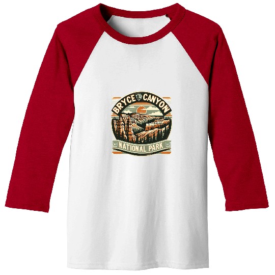Bryce Canyon National Park Utah Retro Inspired Baseball Tees