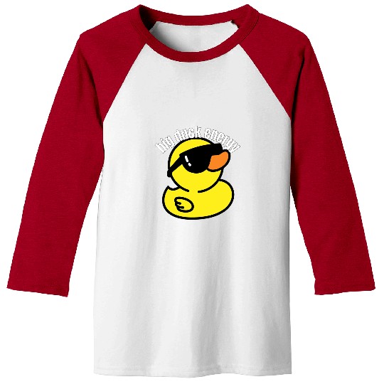 Duck Pet Big Duck Energy Funny Rubber Ducky Apparel 3 Baseball Tees